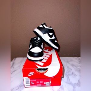 Brand New Nike Dunk Low Black/White Toddler Size 5